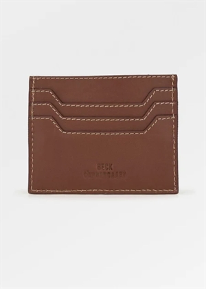 Glossy Card holder Mocha Brown Becksøndergaard 